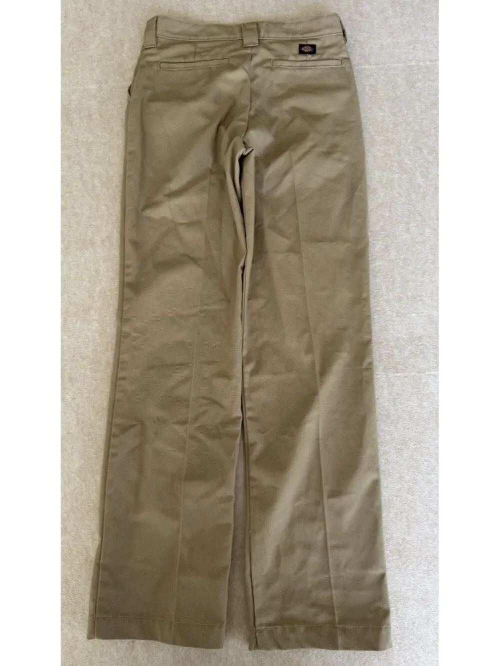 Dickies Boys 14 Slim Fit Khaki Pants Straight Leg Chino School Uniform